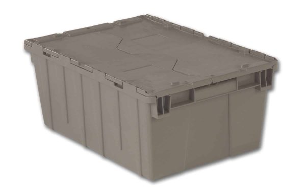 21x15x9" Stack/Nest Attached Lid Container