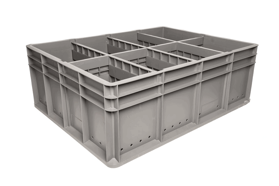 ASRS 850x650x300mm Straight Wall Stackable ASRS Automation Container