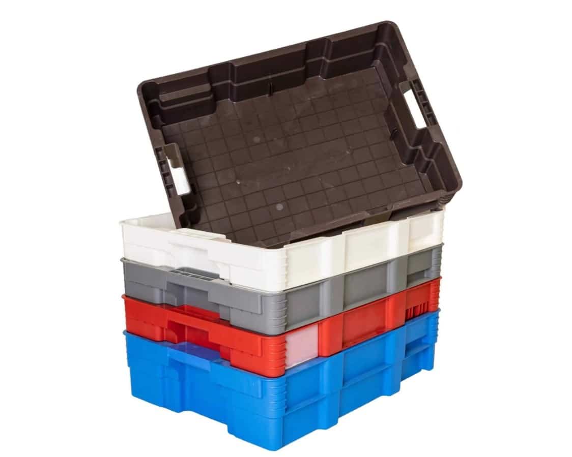 23.6 x 15.8 x 10.2 Open Side Collapsible Containers | Flexcon