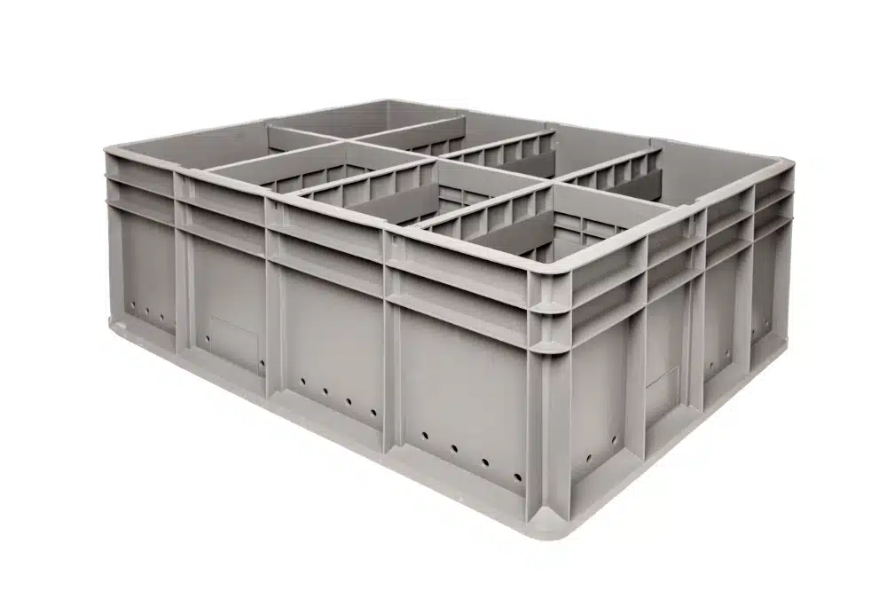 48 x 45 x 34 Hinge Door Collapsible Bulk Containers | Flexcon